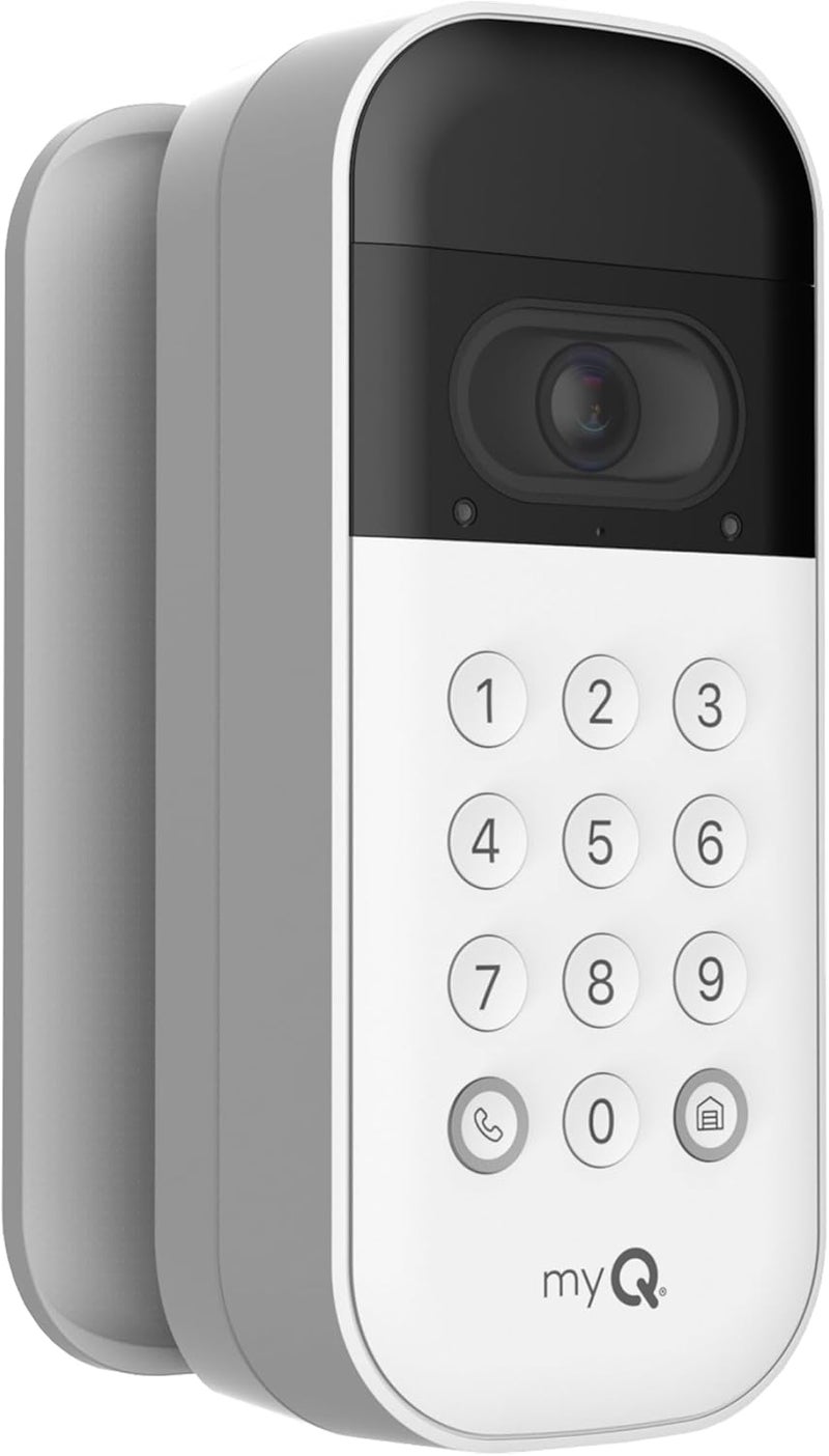 VKP1-MYQ-SMW myQ Smart Garage Video Keypad Swivel Mount, 5.6 Ounces, Grey